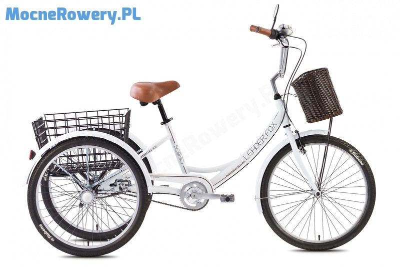 Rower trójkołowy - Leader Fox Bormio Biały