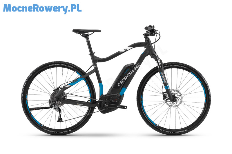 Haibike SDURO Cross 5.0 - męski, elektryczny rower trekkingowy