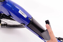 Rower elektryczny - akumulator wewnątrz ramy