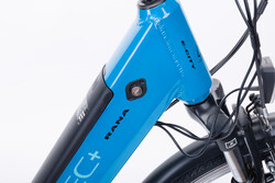 Rower elektryczny - akumulator wewnątrz ramy