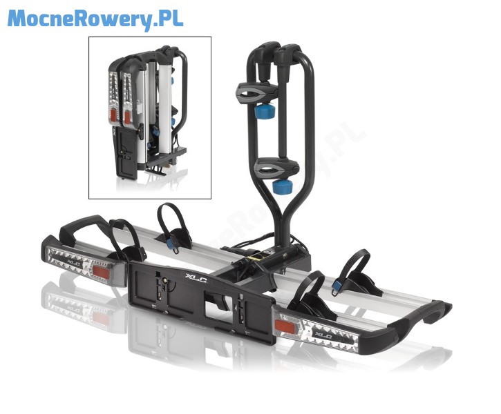 XLC Azura Easy LED na hak 2x eBike samochodowy bagaz nik