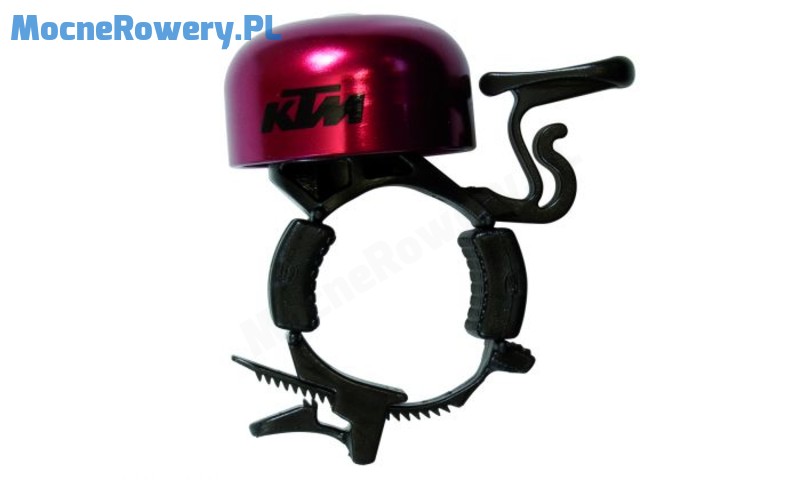 Dzwonek rowerowy KTM Toolless czerwony