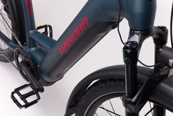 Rower elektryczny - akumulator wewnątrz ramy