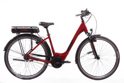 Rower elektryczny unisex rama jednorurowa