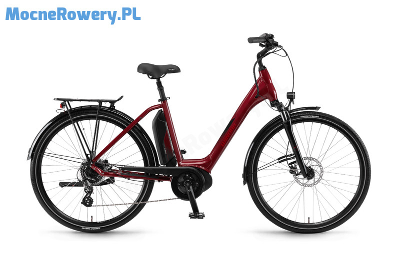Winora Sima 7 - czerwony miejski rower górski