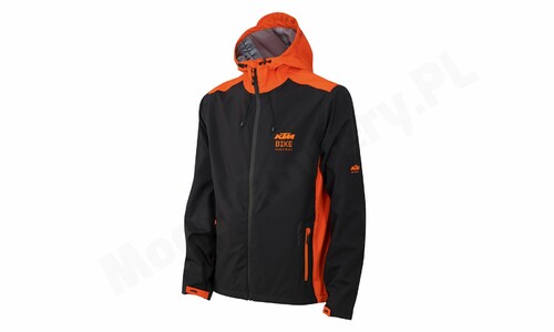 KTM Factory Team Jacket Hardshell Wind and Rain, longsleeve