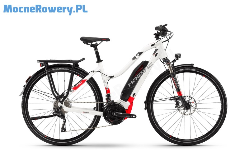 Haibike SDURO Trekking 6.0 biały trekkingowy rower elektryczny