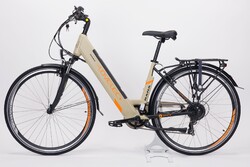 Rower elektryczny unisex rama jednorurowa