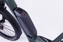 Rower elektryczny - akumulator na ramie