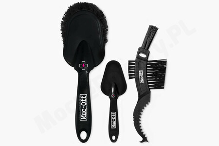 Muc-Off Premium Brush Kit (3x) - szczotki rowerowe
