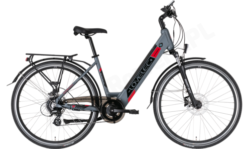 Lovelec Komo szary/czerwony