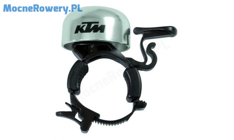 Dzwonek rowerowy KTM Toolless srebrny