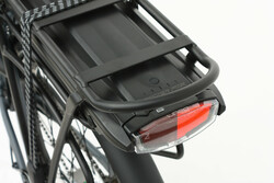 Rower elektryczny - akumulator na bagażniku