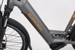 Rower elektryczny - akumulator wewnątrz ramy