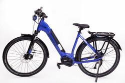 Haibike Trekking 4 blue uniwersalny trekkingowy rower elektryczny 23