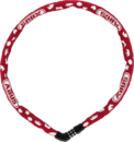 Abus Steel-O-Chain 4804C - dla dzieci czerwony