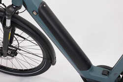 Rower elektryczny - akumulator wewnątrz ramy