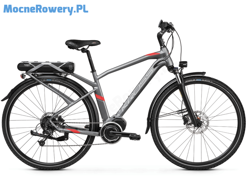 Kross trans hybrid 3 0 graphite red matte