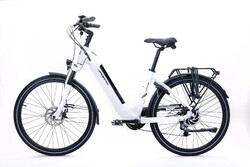 Rower elektryczny unisex rama jednorurowa