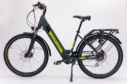 Rower elektryczny unisex rama jednorurowa