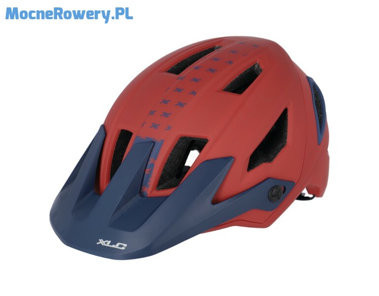 KASK XLC Enduro BH C31 czerwony niebieski