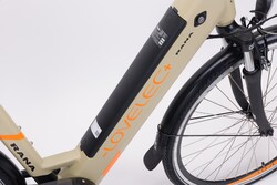 Rower elektryczny - akumulator wewnątrz ramy