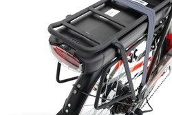 Rower elektryczny - akumulator na bagażniku