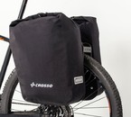 Crosso TWIST 60 L Click System - sakwy rowerowe Cordura czarne
